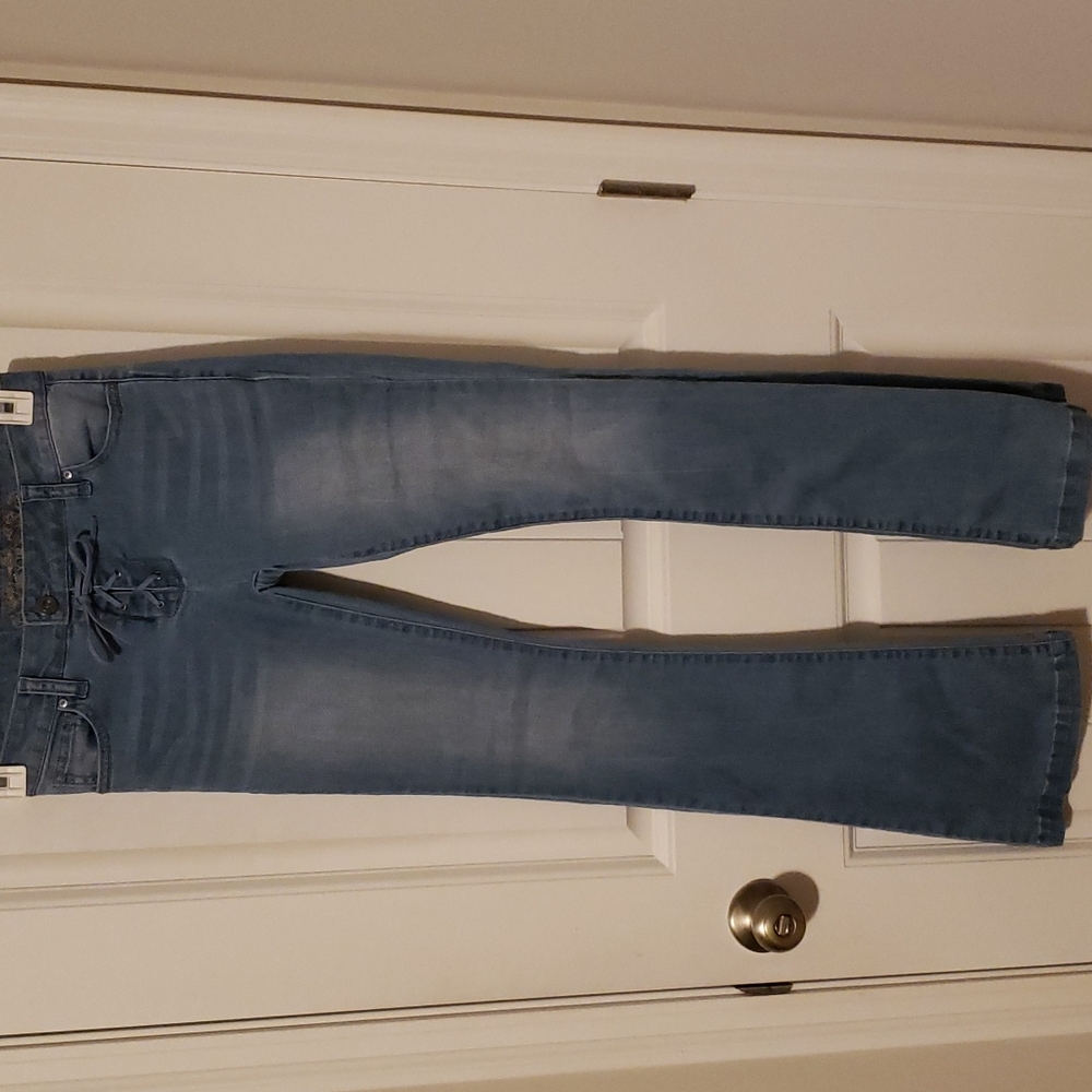 Size 3 bell bottoms wax jean